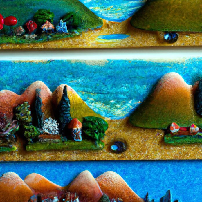 Whimsical Landscapes: Creating Miniature Scenes on Nail Canvases