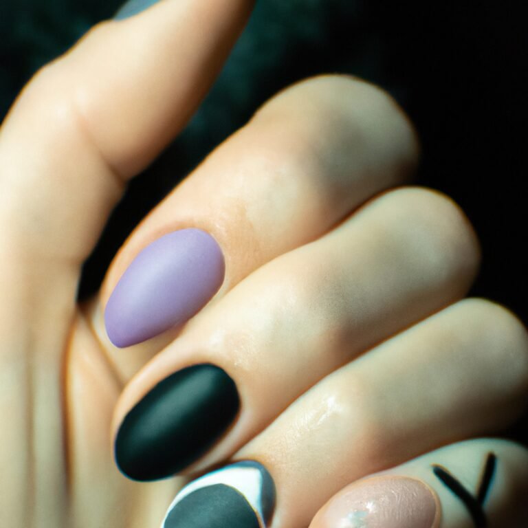 Matte Mania: Matte Nail Art Designs for a Sleek and Edgy Look